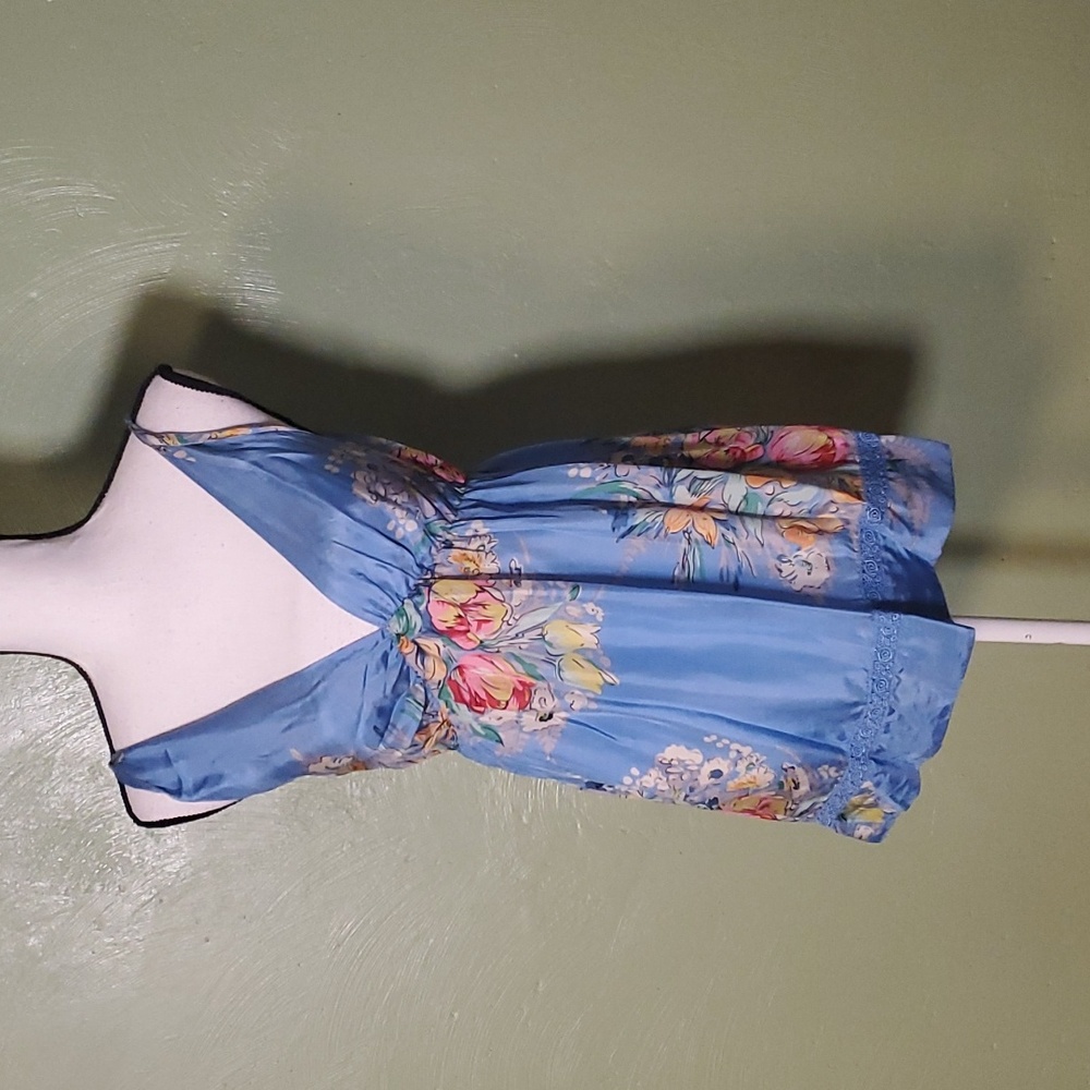 JOHNNY WAS SILK TANK SZ XS